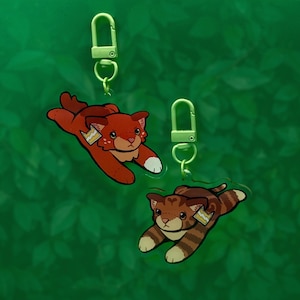 Squirrelflight & Leafpool Plushie Keychain