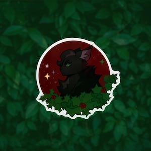 Hollyleaf Wreath Sticker (Warriors)