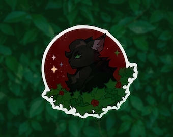 Hollyleaf Wreath Sticker (Warrior Cats)
