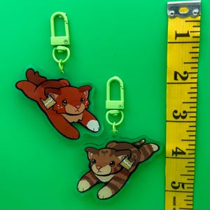 Squirrelflight & Leafpool Plushie Keychain (Warriors: The New Prophecy) bild 2