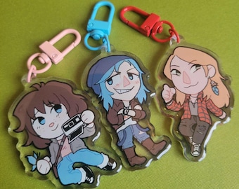 Arcadia Girls Epoxy Keychains [Life is Strange]