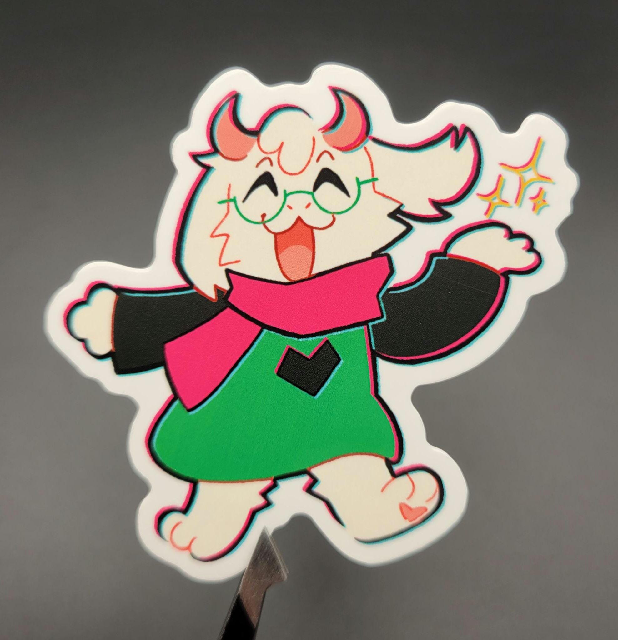 Deltarune Vinyl Stickers - Etsy