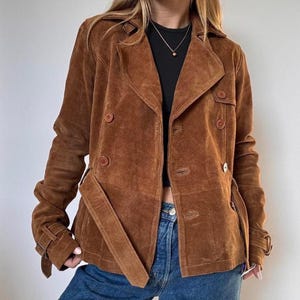 Tan Brown Women Blazer Jacket | Genuine Lambskin Leather | Handmade Fashion Coat