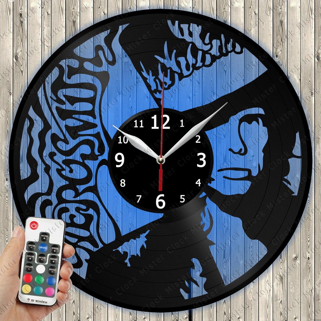 Aerosmith Vinyl Record Clock: Hard Rock Music Art Decor - Etsy