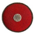 Authentic Cameroonian Beaded Wall Decor Shield | African Bamileke Tribal Wall Hanging | Handmade Home Decor Art product logo
