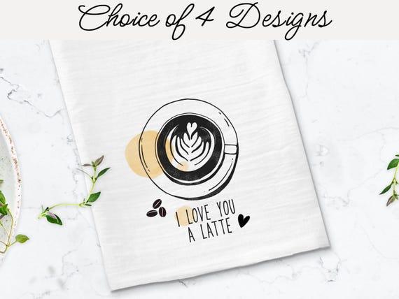 Coffee Puns Kitchen Towels - Coffee Mom Gift for Coffee Lover - Witty Barista Gift -