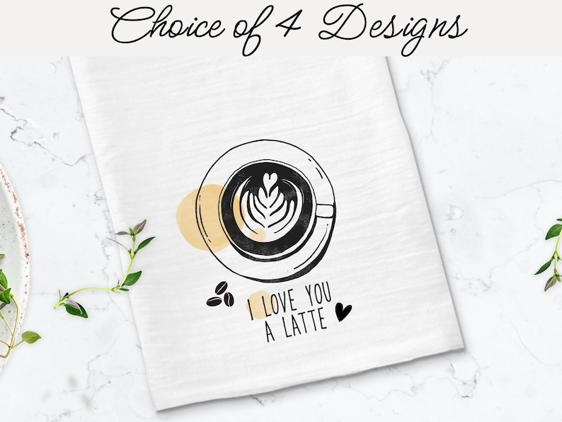 Coffee Puns Kitchen Towels - Coffee Mom Gift for Coffee Lover - Witty Barista Gift - zdjęcie 1