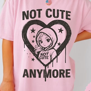 アイドル [NOT CUTE ANYMORE]L/S T-SHIRT ILLIT ILLIT Not Cute Anymore Album T Shirts ILLIT Girl Band T-shirt