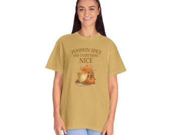 Pumpkin Spice T-Shirt: Cozy Autumn Coffee Lover Tee