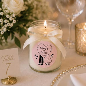 Wedding Envelope Stickers | Personalized Bride & Groom Labels | Custom Couple Stickers | Romantic Wedding Stationery image 15