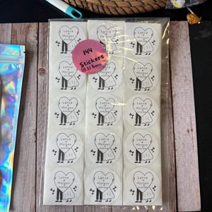 Wedding Envelope Stickers | Personalized Bride & Groom Labels | Custom Couple Stickers | Romantic Wedding Stationery image 19