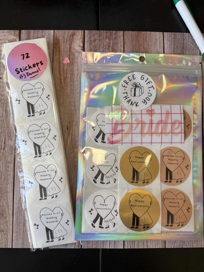 Wedding Envelope Stickers | Personalized Bride & Groom Labels | Custom Couple Stickers | Romantic Wedding Stationery image 18