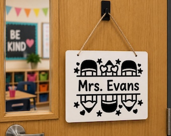 Personalized Teacher Tumbler Decal | Custom Vinyl Name Sticker | Teacher Appreciation Gift | School Supplies