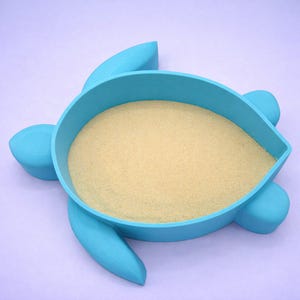 Large Turtle Sand Bath & Dig box - Large Hamster Enrichment Area - Turtle Design Pet Habitat - Natural Digging And Sand Bathing