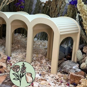 Arco de jardín - Escondite para mascotas pequeñas - Refugio caprichoso - Arco de jardín - Estructura para trepar y esconderse