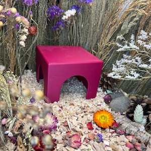 Small Pet Hide Square Hide – Dual Opening RoseLark Pet Products