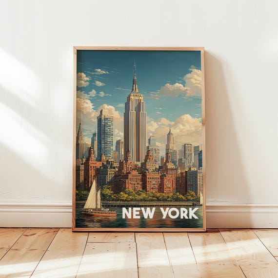 エンパイア・ステート・ビルのウォールアート | ニューヨーク旅行