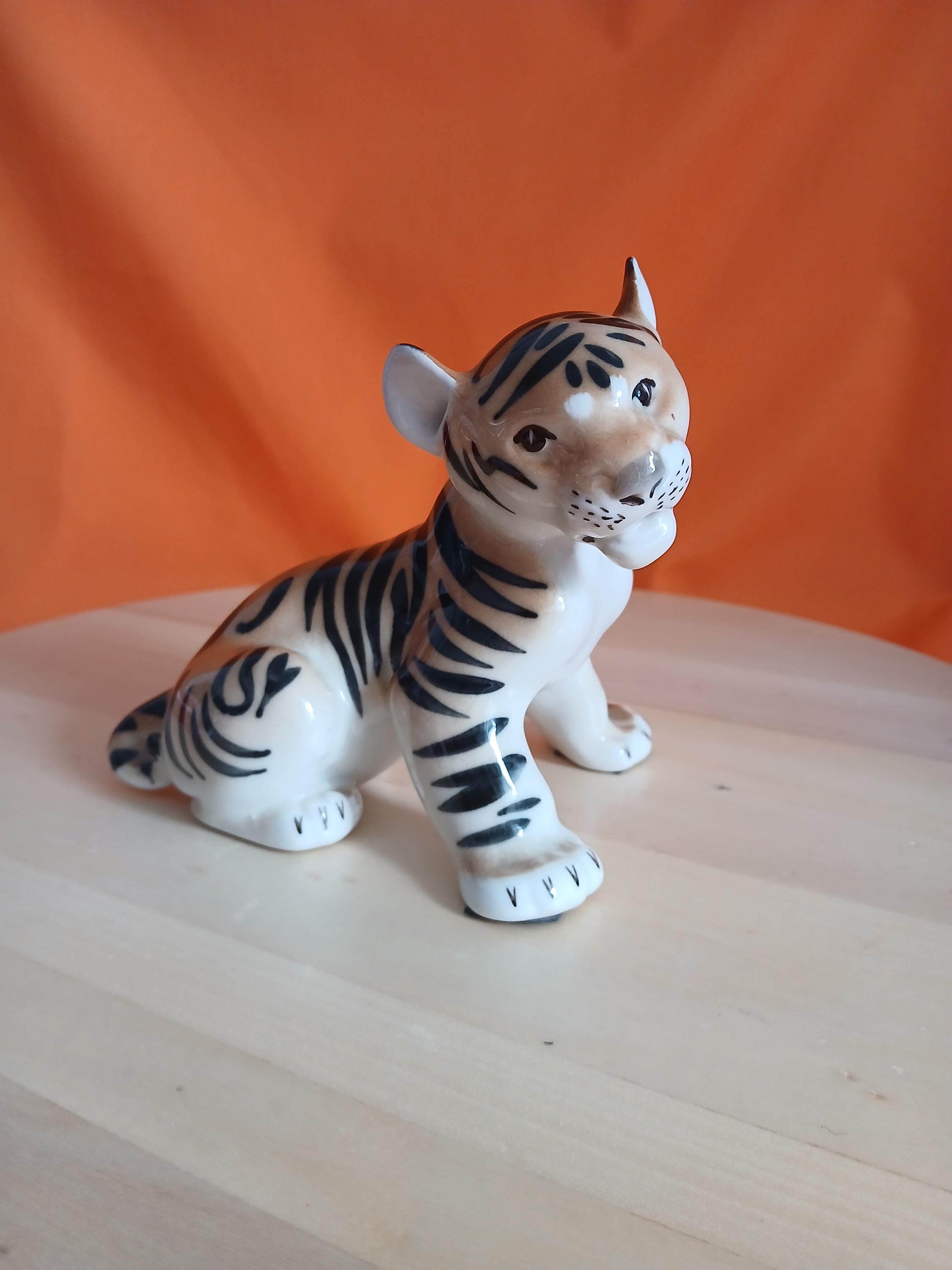 その他 Tiger Figurine Vintage China Tiger Figurine - Etsy