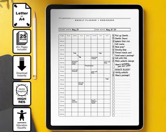 Ultimate Student Planner Template, 25+ Page Templates for College and High School,  Note-Taking, Semester and Life Planning