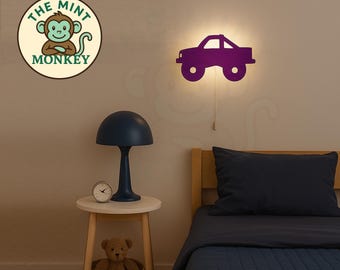 Truck - Car - Vehicle Night Light Kids Wall Mounted Nursery Lighting LED Lamp