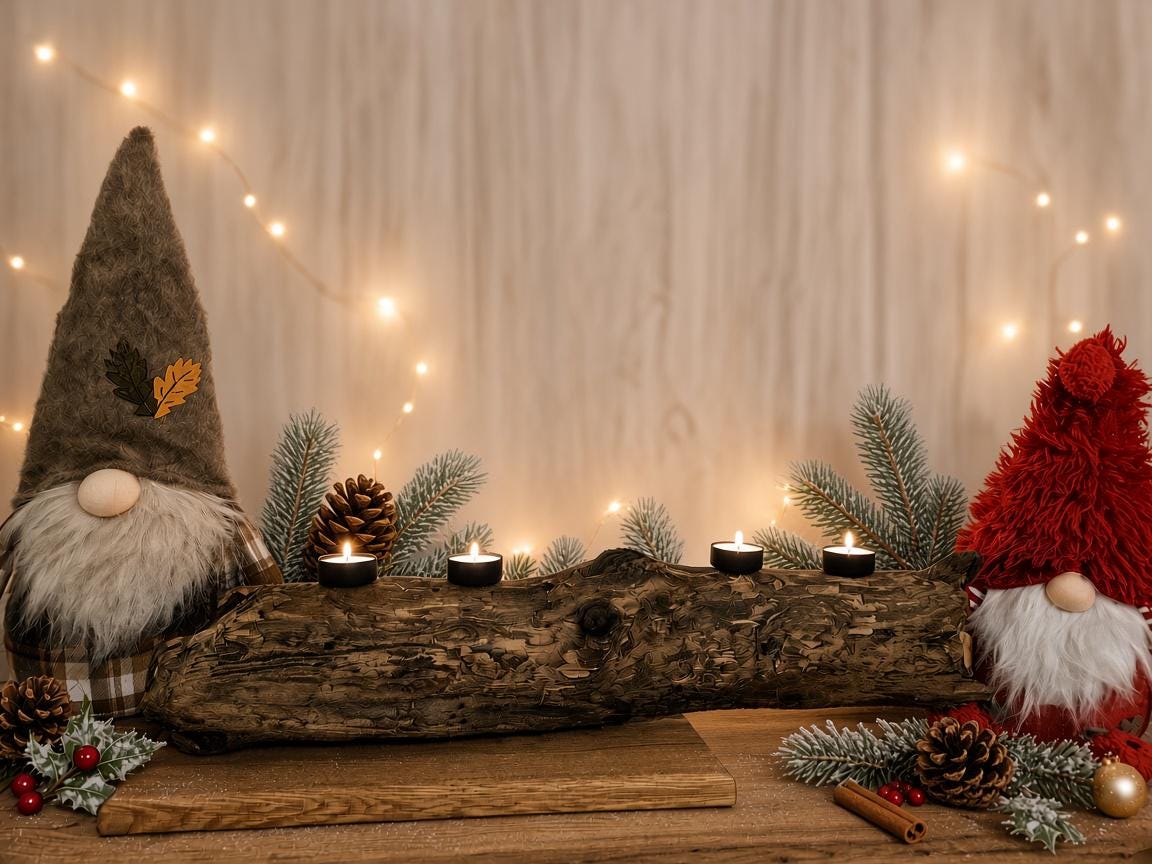 Rustikale weihnachtsdeko