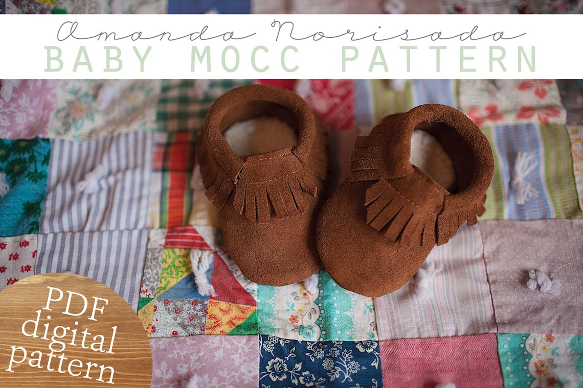 Baby & Toddler Moccasin Sewing Pattern PDF Instant Download Etsy