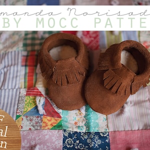 Patron de couture de mocassins pour bébés et tout-petits - Téléchargement instantané au format PDF
