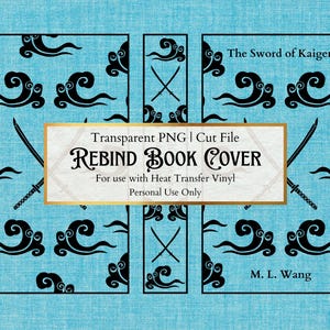 The Sword of Kaigen | Rebind Book Cover | Transparent PNG | Digital Download