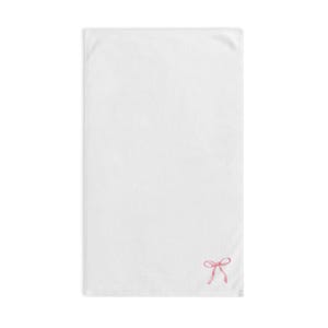 Pink Bow Hand Towel | Perfect for Back to School