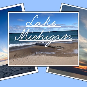 8: Lake Michigan Photograph Cards, Notecards, Postcards