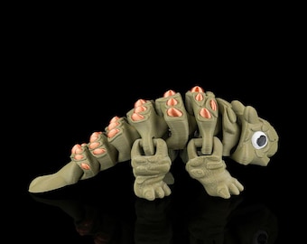 3D-geprinte Flexi-dinosaurussen - Knikspeelgoed - 10 stuks