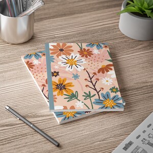 Floral Softcover Journal: A5 Lined Notebook
