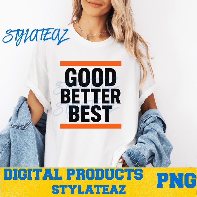 Motivational Quote PNG: Good Better Success Typography (digital ...