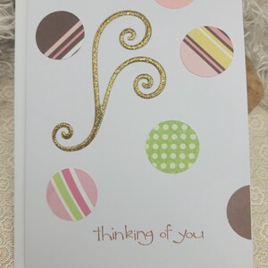 Handmade Greeting Card, Thinking of You