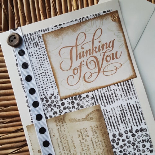 Butterfly Thinking of You Card Etsy