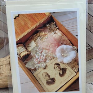 Still Life Photo Card, Vintage Inspiration Kit