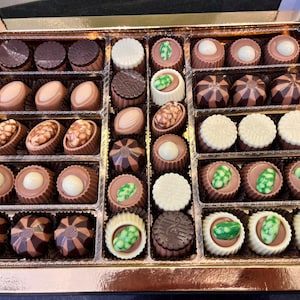 Gourmet Chocolate Assortment: Pistachio, Hazelnut, Almond
