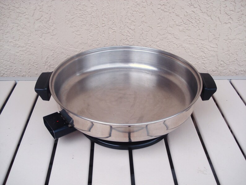 Vintage TOASTMASTER Ambassador Electric Skillet Frying Side Etsy