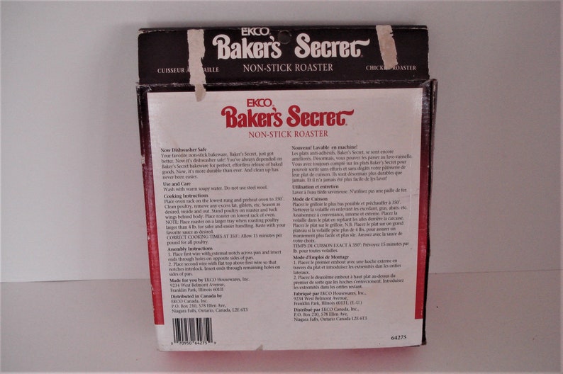 EKCO Baker's Secret Stainless Steel Oven Virtical Roaster. Etsy