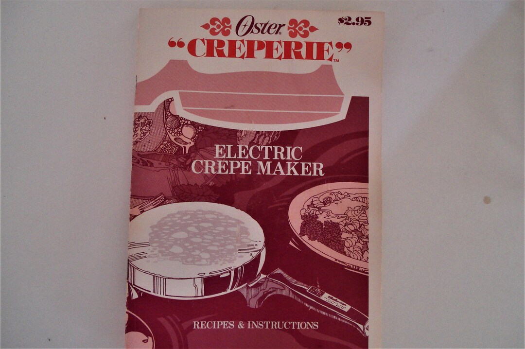 OSTER Electric Crepe Maker Manual Replacement Parts. Etsy