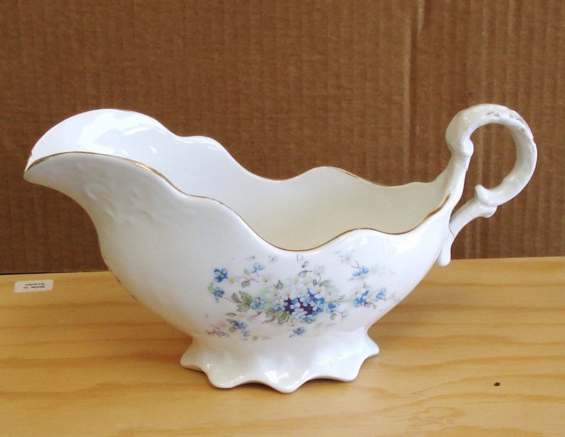 Vintage POPE GOSSER China Gravy Boat. image 1