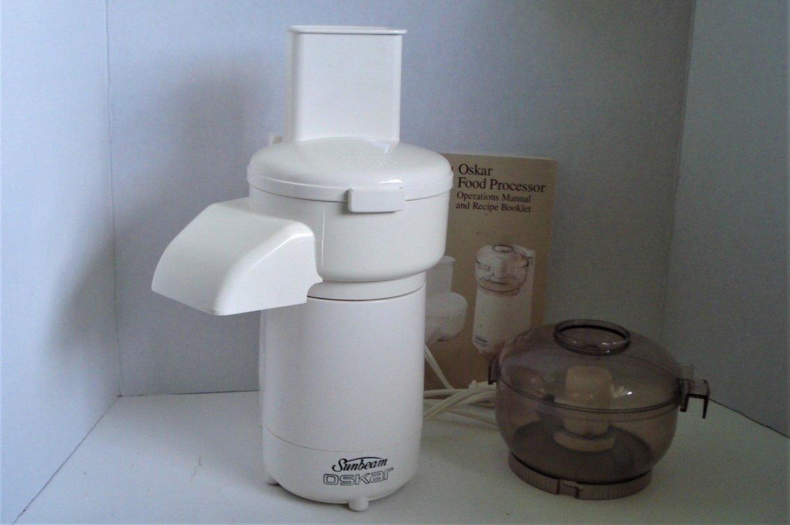 SUNBEAM OSKAR Food Processor Model 14081 Complete Set Made in France
