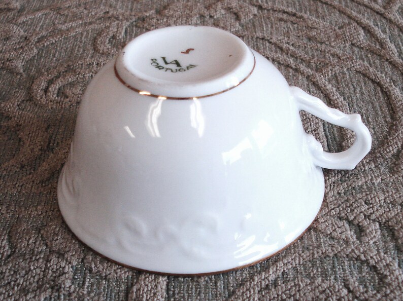 Vintage V A Porcelain Portugal 5 Coffee Espresso Cups. Etsy