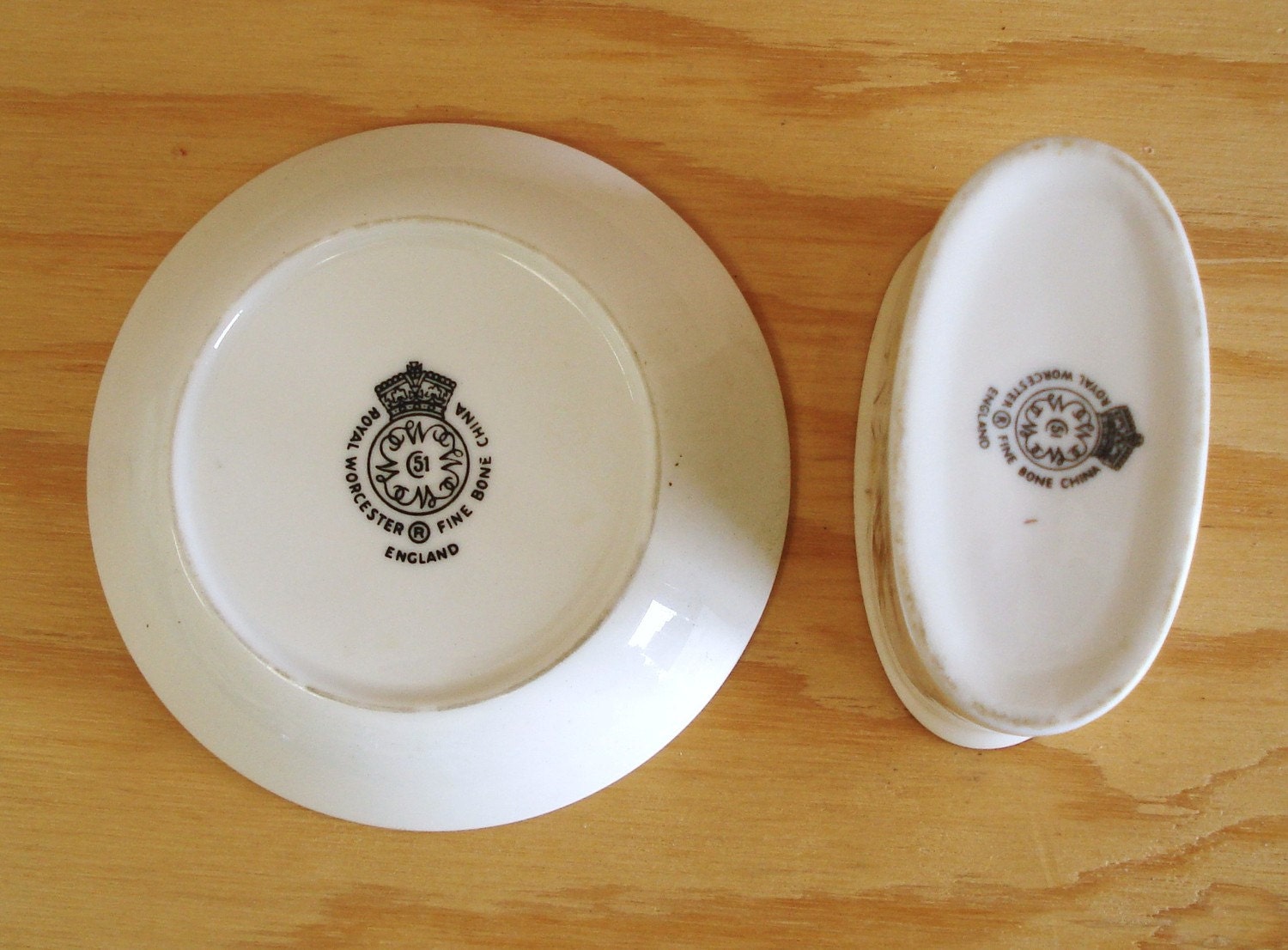 Vintage ROYAL WORCESTER Fine Bone China Vanity Set England. Etsy