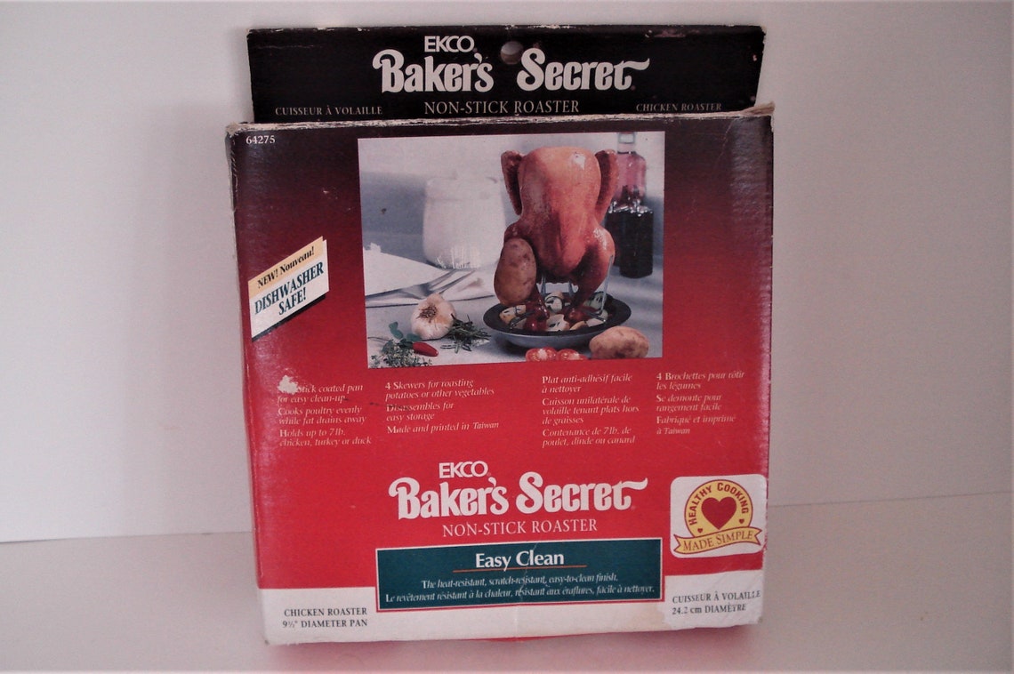 EKCO Baker's Secret Stainless Steel Oven Virtical Roaster. Etsy