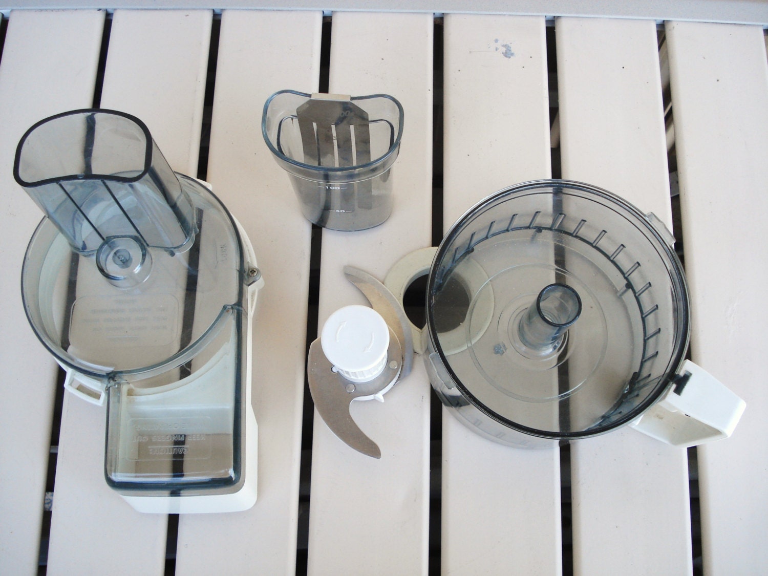 TOASTMASTER Food Processor Work Bowl Chopper Blade Work Bowl Lid Food