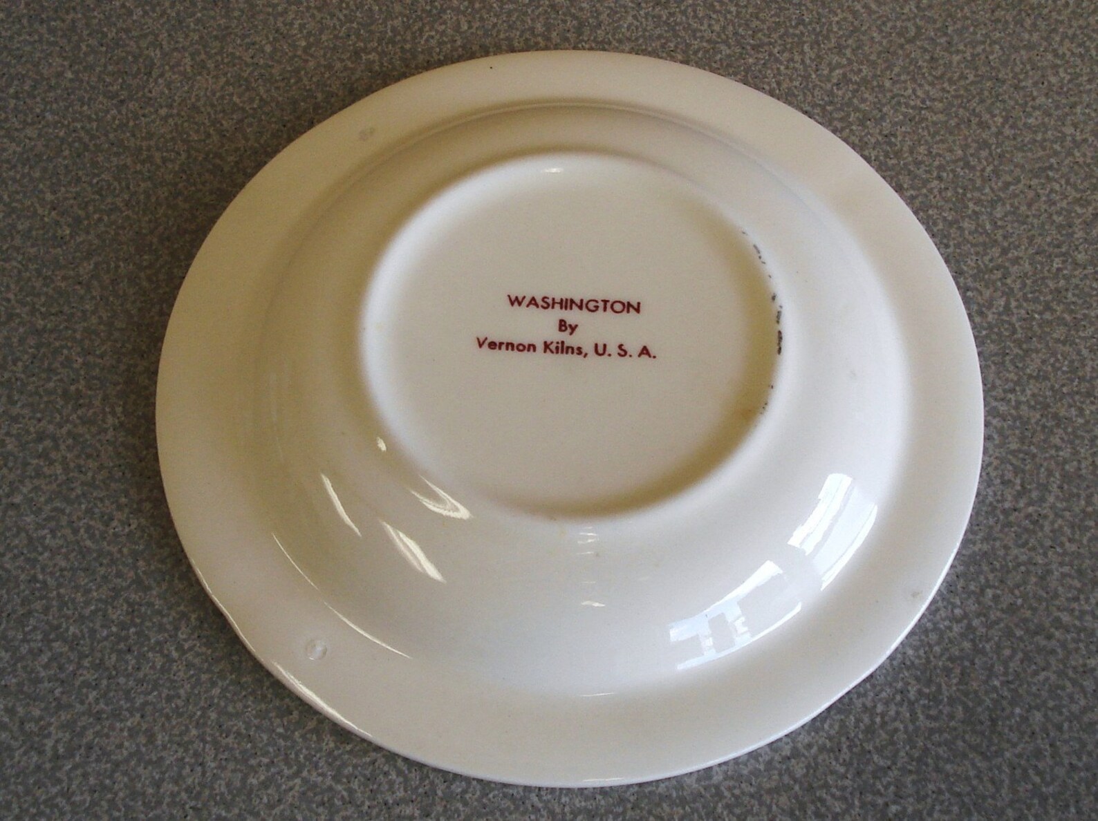Vernon Kilns Pottery Washington DC Capitol Ashtray. Etsy