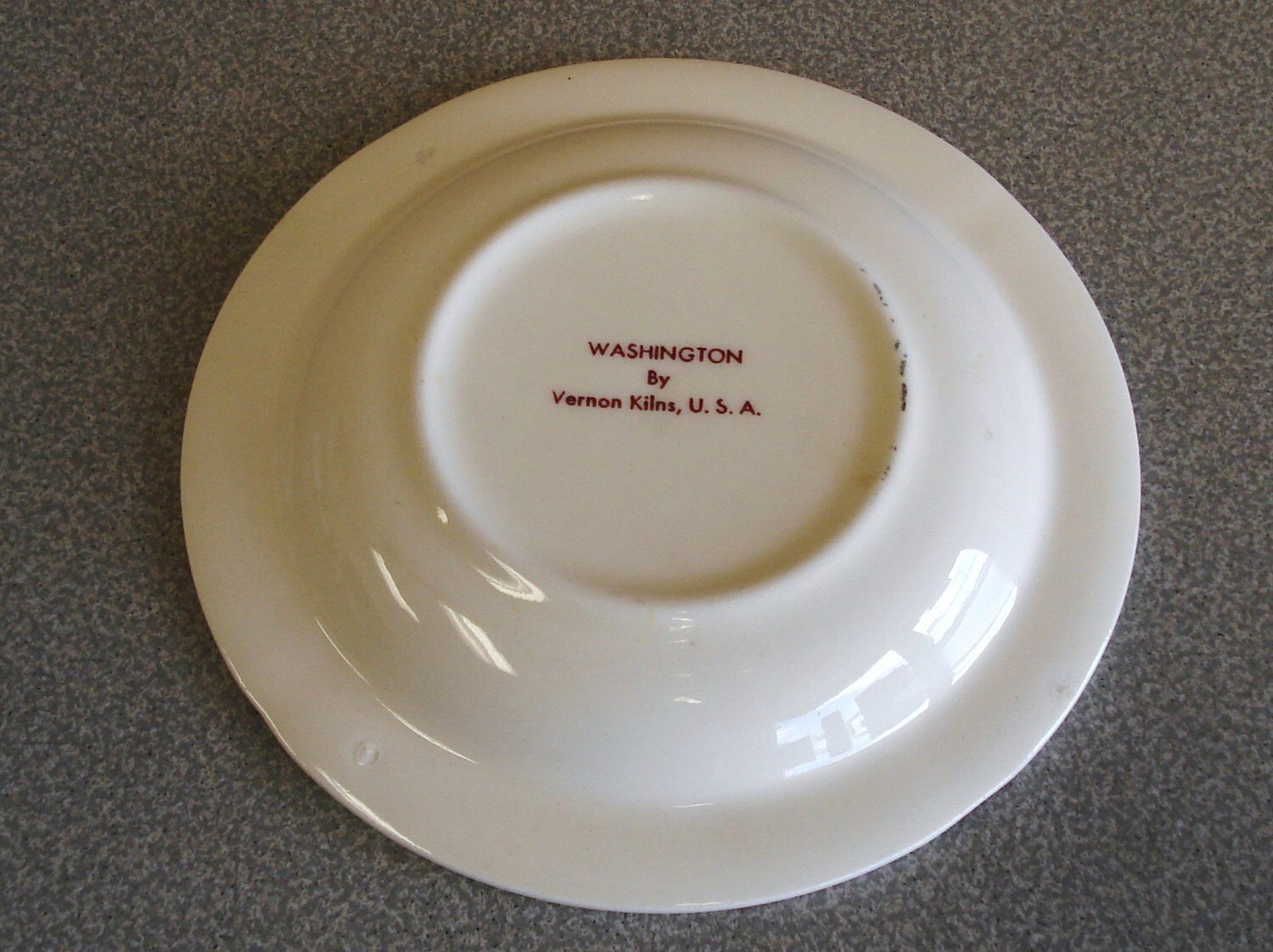 Vernon Kilns Pottery Washington DC Capitol Ashtray. Etsy