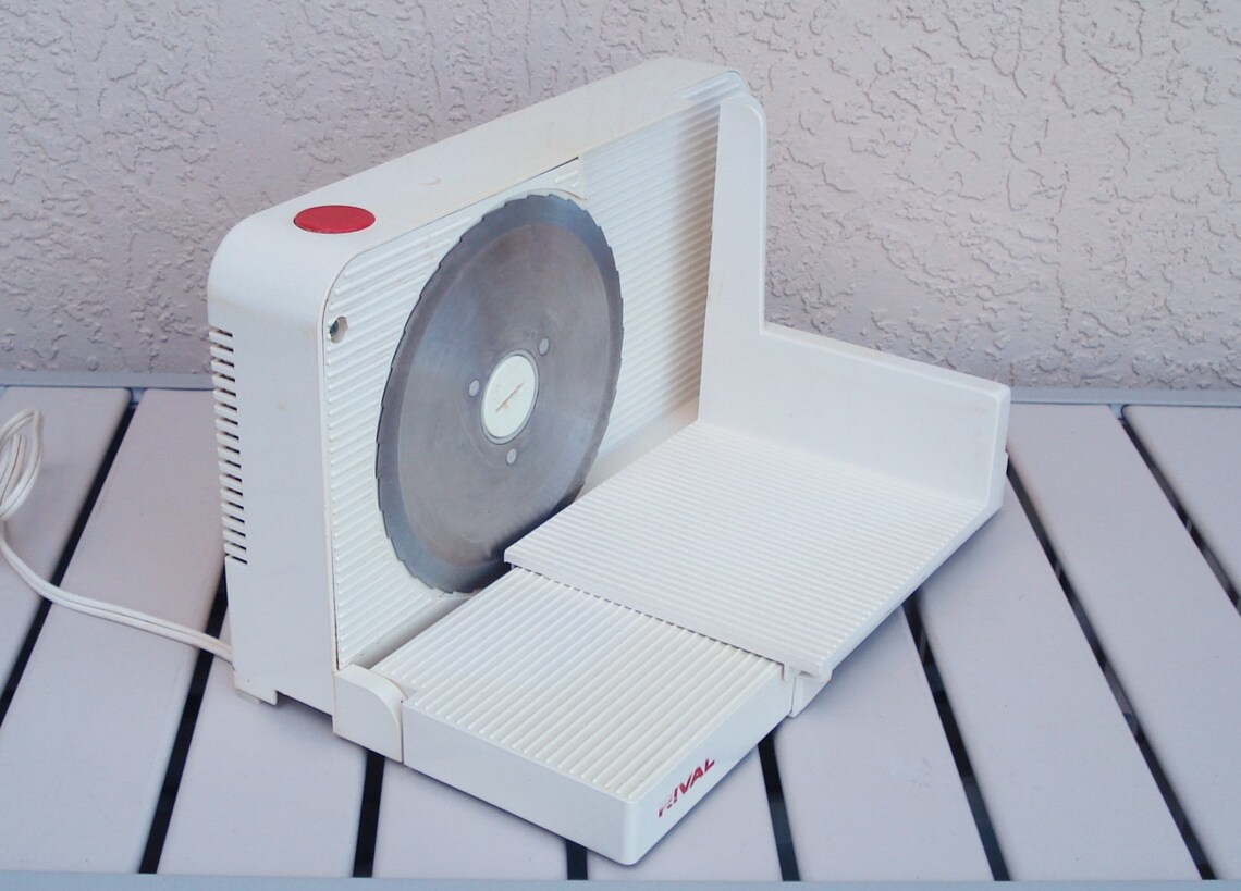 Vintage RIVAL Electric Deli Food Slicer Model 1040. Etsy