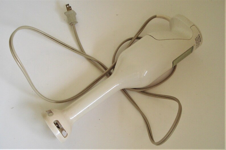 Vintage BRAUN White Hand Held Blender Model 4172. Etsy